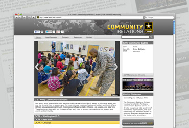 U.S. Army Community Relations website