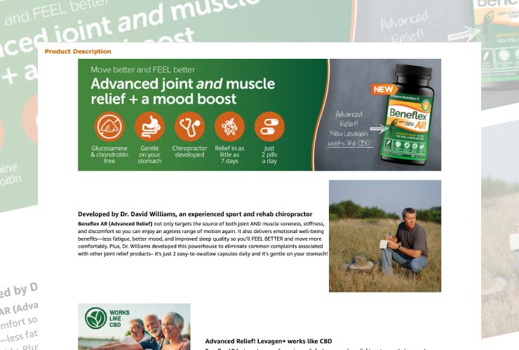 Healthy Directions family of brands Amazon Enhanced Brand Content