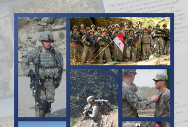 U.S. Army Medal of Honor Recipient Clinton Romesha Collage
