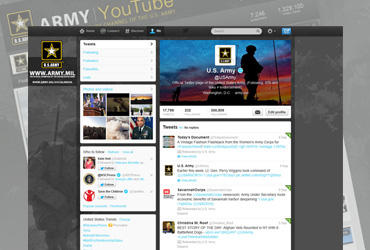 U.S. Army Social Media Branding