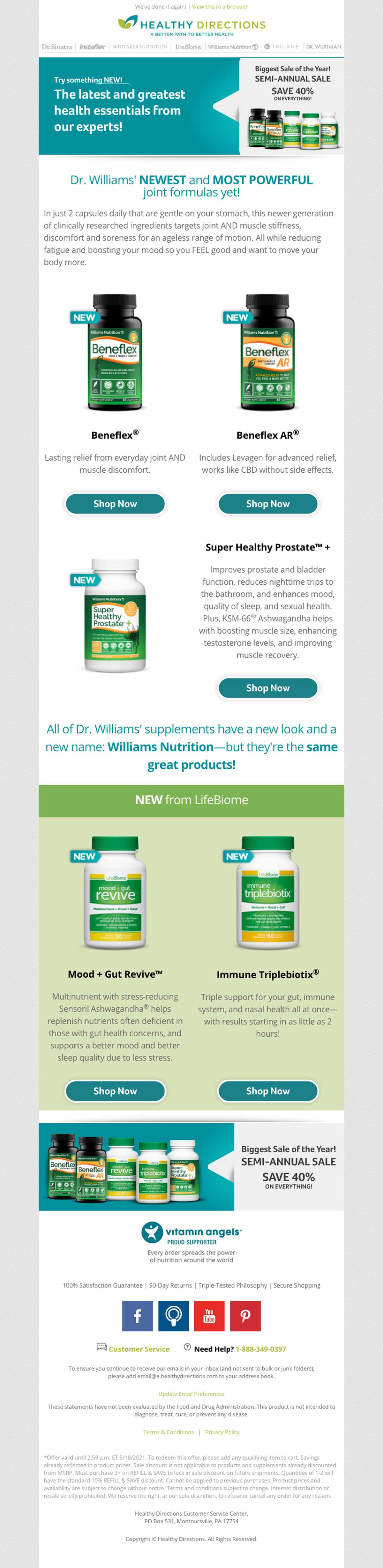 New Products Sale Email