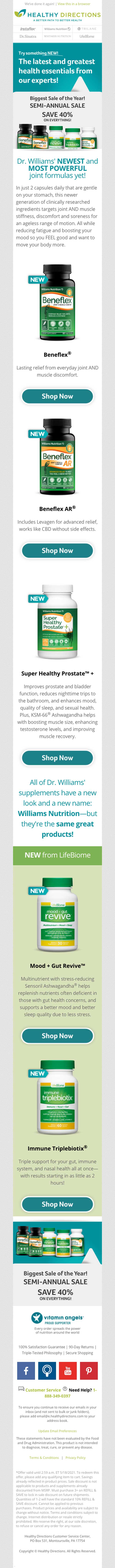 New Products Sale Email