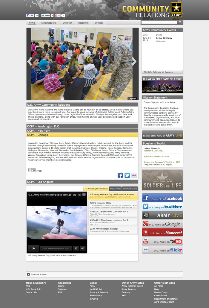 Community Relations Homepage