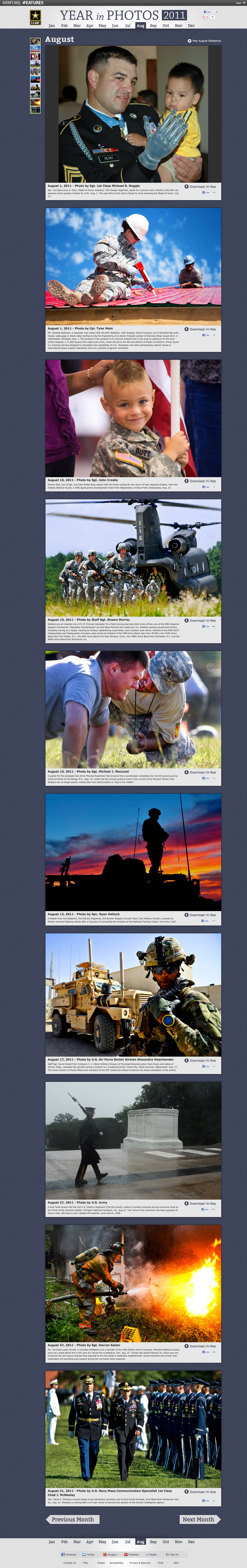 Year in Photos 2011 Subpage